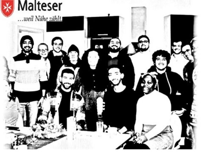 Gruppenfoto des Malteser Integrationsdienstes (Malteser Kaiserslautern)